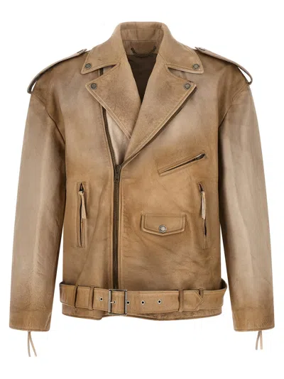 Golden Goose Phoebe Jacket In Tan