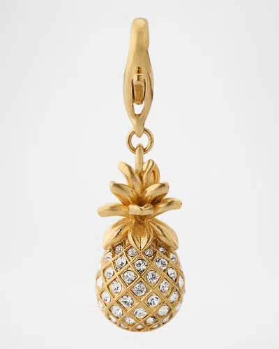 Golden Goose Pineapple Bag Charm In Gold