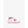 Golden Goose June Suede And Leather High-top Sneakers In Multi