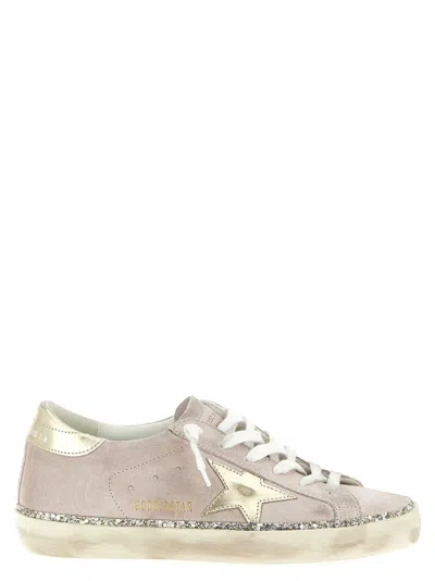GOLDEN GOOSE PINK LACE UP SNEAKERS
