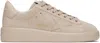 Golden Goose Suede Pure Star Sneakers In 15678 Moonlight/whit