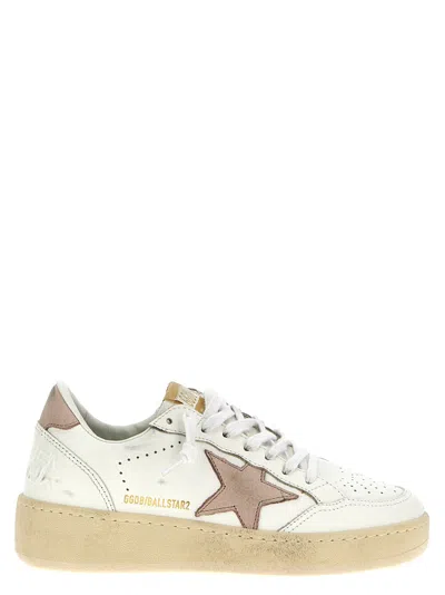 Golden Goose Pink Star Leather Sneakers