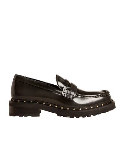 Golden Goose Platform Loafer Shoes In Black