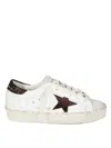 Golden Goose Women Hi Star Leather Upper Suede Toe Laminated Star Glitter Heel In Neutral