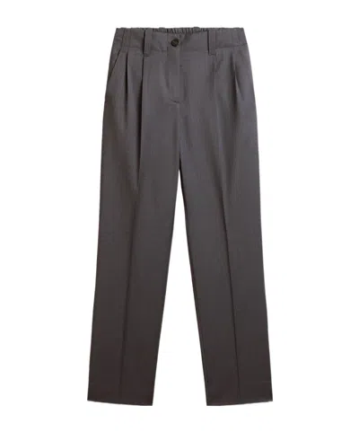 Golden Goose Pleat-detail Tailored Trousers In Black