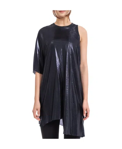 Golden Goose Pleated Dress In Black