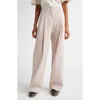 Golden Goose Pleated Hollywood Waist Pants In Shadow Gray