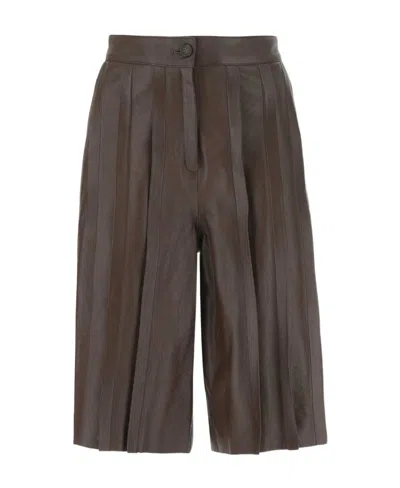 GOLDEN GOOSE GOLDEN GOOSE DELUXE BRAND PLEATED BERMUDA SHORTS