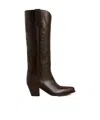 Golden Goose Pointed-toe Boots In Brown