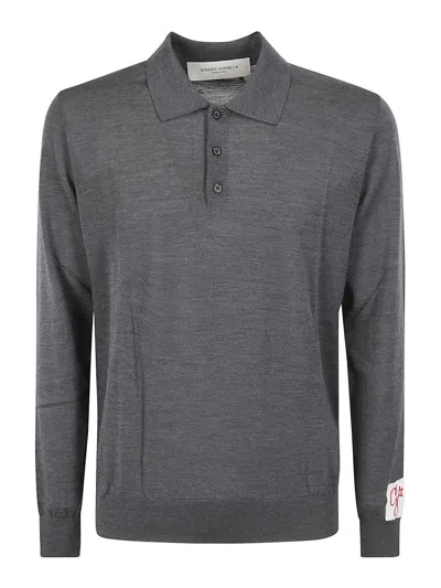 Golden Goose Polo - Gris In Grey