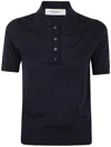 Golden Goose Polo Knit Short Sleeves In Merino Wool Clothing
