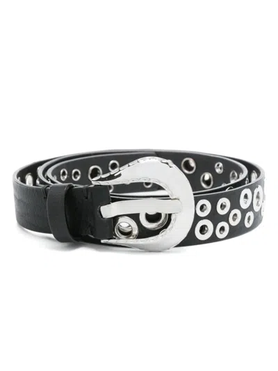 Golden Goose New Tex Belt In Black