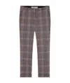 Golden Goose Prince Of Wales Cigarette Pants In Gray