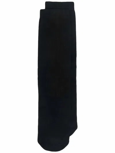 Golden Goose Printed Back Star Socks In Black