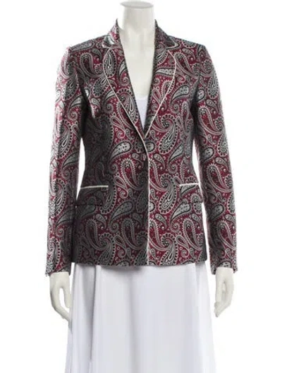 Pre-owned Golden Goose Printed Blazer In Multi