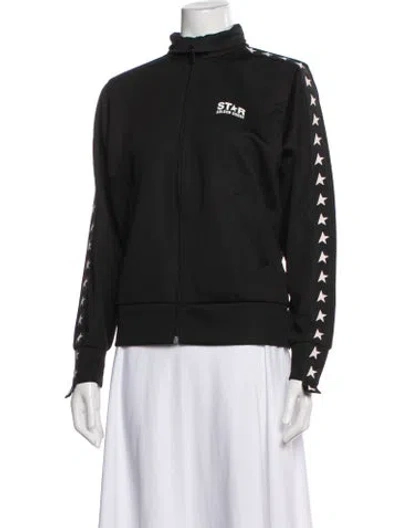 Pre-owned Golden Goose Printed Bomber Jacket In Black