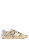 Golden Goose Sneakers Super Star Classic In Cavallino Stampato Donna In Neutral