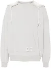 Golden Goose Drawstring Hood Kangaroo Pocket Sweater In 灰色