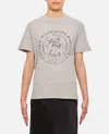 Golden Goose Gray Cotton Graphic Print T-shirt In Grey