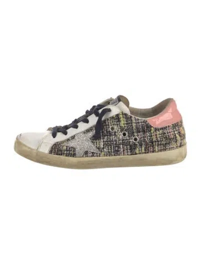 Pre-owned Golden Goose Printed Sneakers In Pink