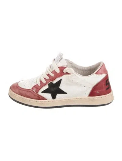 Pre-owned Golden Goose Babies' Printed Sneakers In White