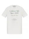 Golden Goose Journey Ms T-shirt Regular Light Cotton Jersey With Print In White