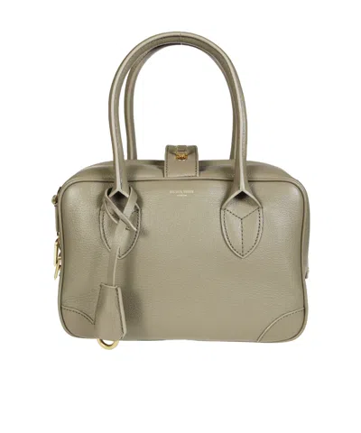 Golden Goose Printed Zipper Crossbody Bag In Brown