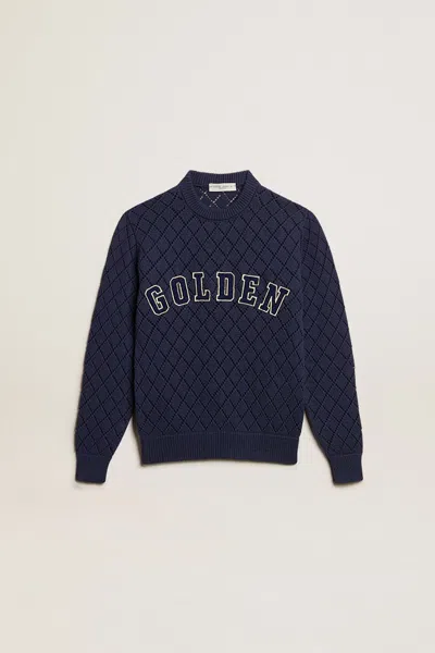 Golden Goose Kids' Pull Con Logo In Black