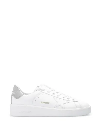 Golden Goose White Calf Leather Bos Taurus Platform Sneakers In Multi