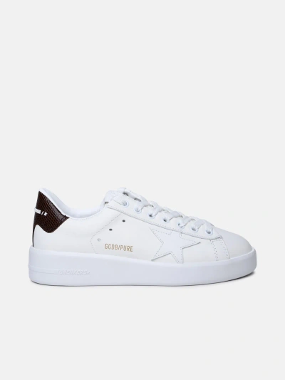 Golden Goose 'pure New' White Leather Sneakers