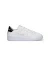 Golden Goose Deluxe Brand Contrasting Heel Sneakers With Logo Embellishments In White