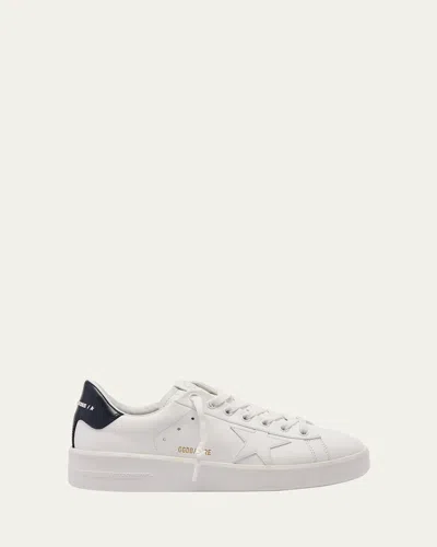 Golden Goose Pure Star Bicolor Leather Low-top Sneakers In Multi
