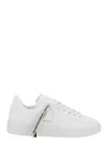 Golden Goose Men White Low Top Sneakers With Lace Detail With Logo Lettering In Ecoleather Man In White