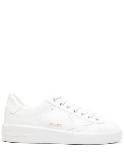 Golden Goose Pure Star Bio Based Upper Sneakers In White
