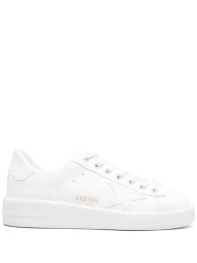 Golden Goose Pure Star Bio Based Upper Sneakers In White