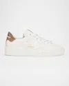 Golden Goose Pure Star Embellished Leather Low-top Sneakers