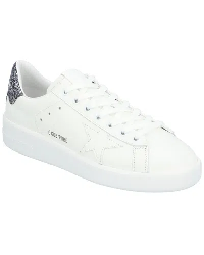 Golden Goose Minimalist White Low-top Sneakers With Tonal Star Detail