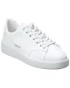 Golden Goose Leather Sneakers Featuring Perforated Detailing In White