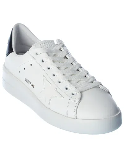 Golden Goose Minimalist White Low-top Sneakers With Tonal Star Detail