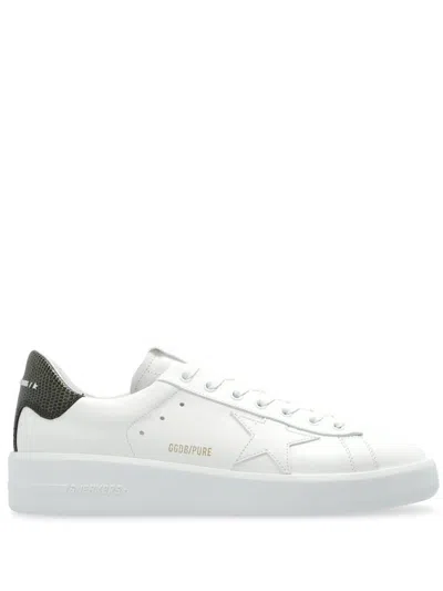 GOLDEN GOOSE GOLDEN GOOSE PURE STAR LEATHER TRAINERS