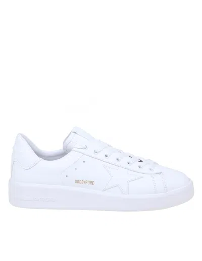 Golden Goose Pure Star Sneakers In White Eco-leather