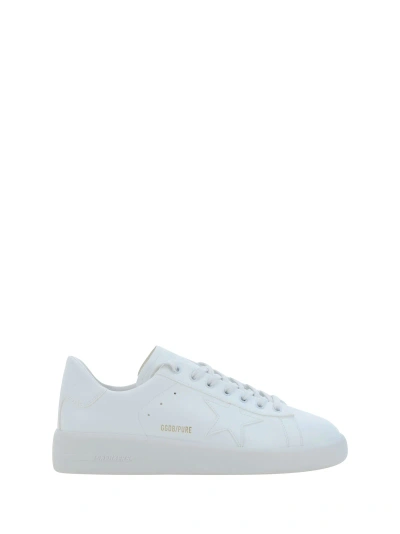 Golden Goose Pure Star Sneakers In Optic White