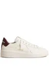 Golden Goose Pure Star White Leather Shoes In White