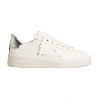 Golden Goose Pure-star Sneakers In White_silver