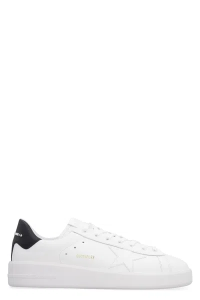 Golden Goose Pure Star Sneakers In White/black