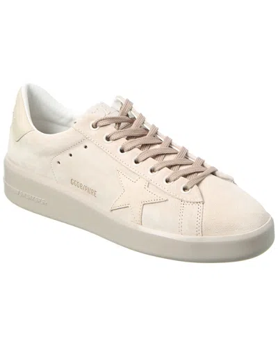 Golden Goose Pure Star Suede Sneaker In Gray