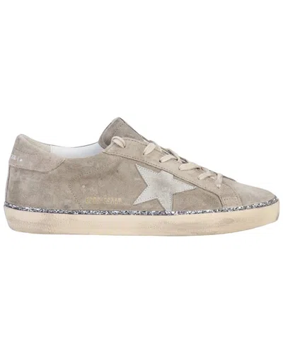 Golden Goose Pure Star Suede Sneaker In Grey