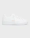 Golden Goose Star Patch White Round Toe Sneakers In White