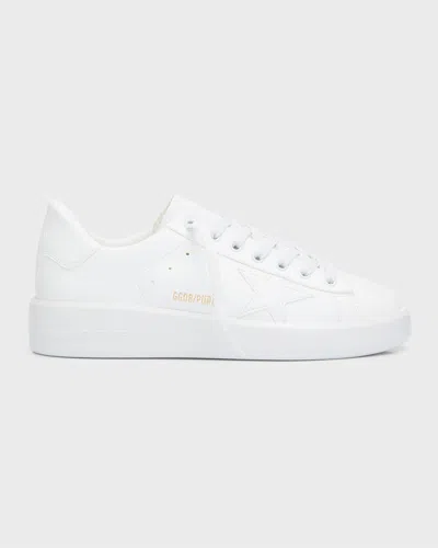 GOLDEN GOOSE PURE STAR VEGAN LOW-TOP SNEAKERS