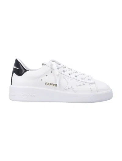 GOLDEN GOOSE GOLDEN GOOSE PURE STAR WHITE LEATHER WOMAN'S SNEAKERS